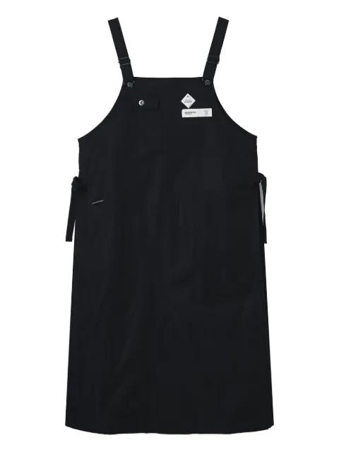 logo-patch midi dress by MUSIUM DIV.