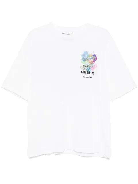 logo-print T-shirt by MUSIUM DIV.
