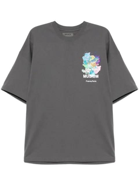 logo-print T-shirt by MUSIUM DIV.