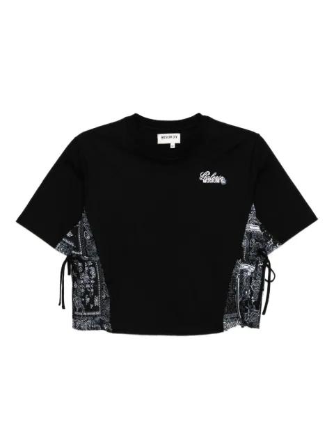 patchwork T-shirt by MUSIUM DIV.