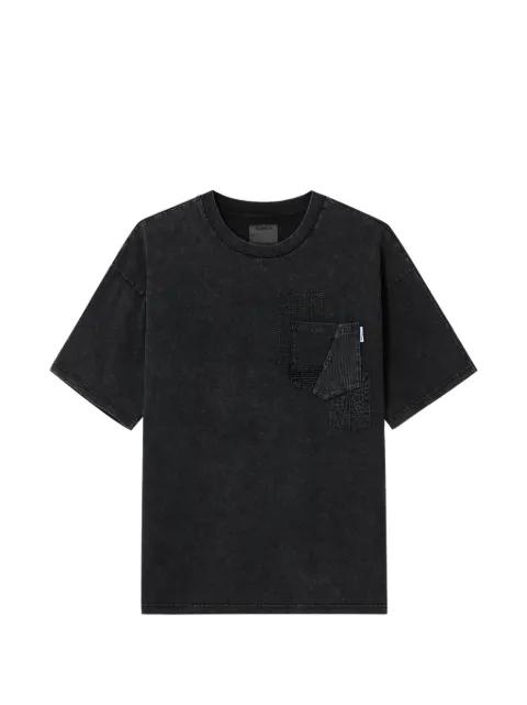 patchwork-pocket T-shirt by MUSIUM DIV.