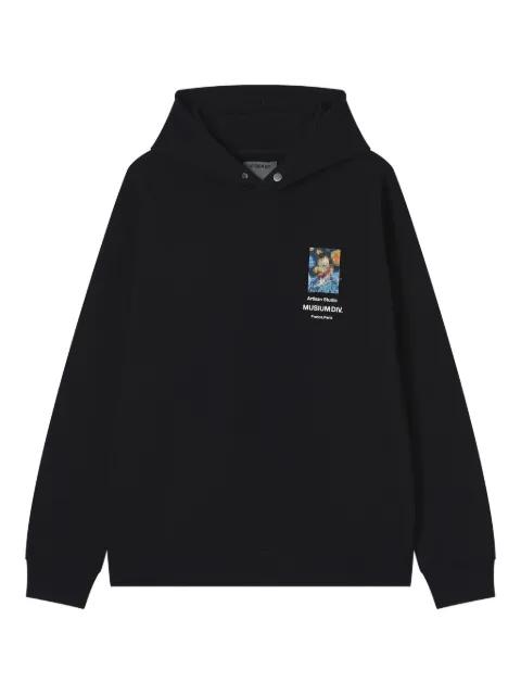 pixel-print hoodie by MUSIUM DIV.