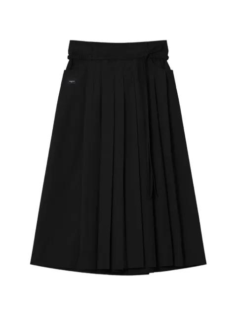 pleated tie trousers by MUSIUM DIV.