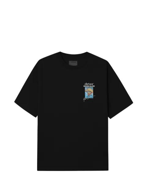 print-detail round-neck T-shirt by MUSIUM DIV.