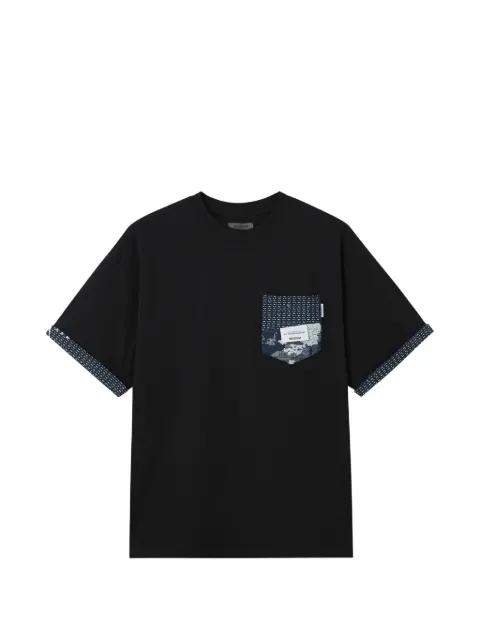 roll-trim T-shirt by MUSIUM DIV.