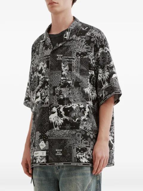 short-sleeve graphic-print shirt by MUSIUM DIV.