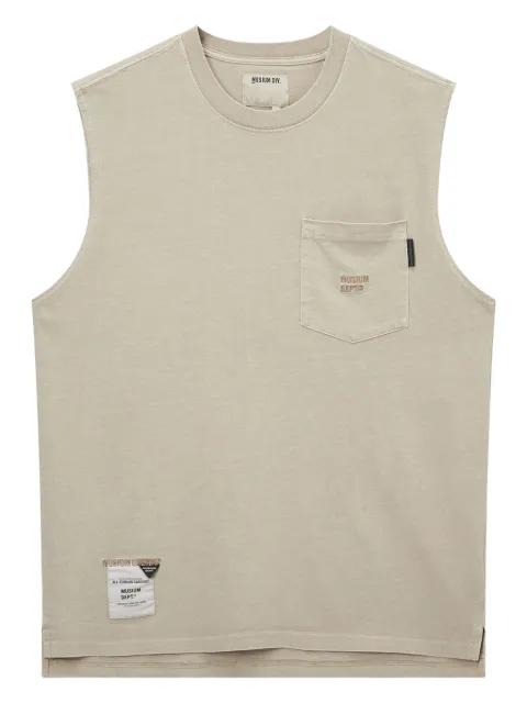 sleeveless pocket T-shirt by MUSIUM DIV.