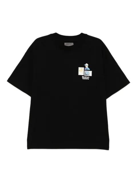 stamps motif T-shirt by MUSIUM DIV.