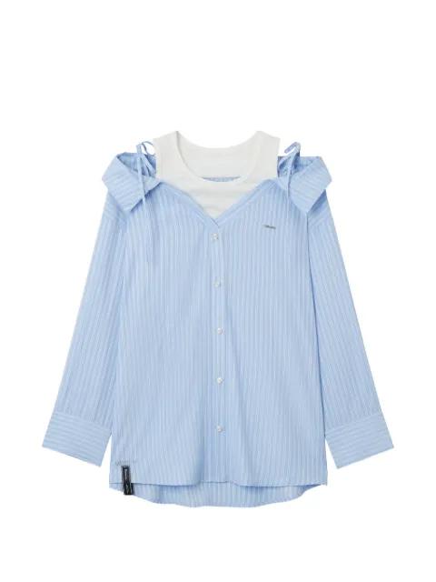 striped tie-straps top by MUSIUM DIV.