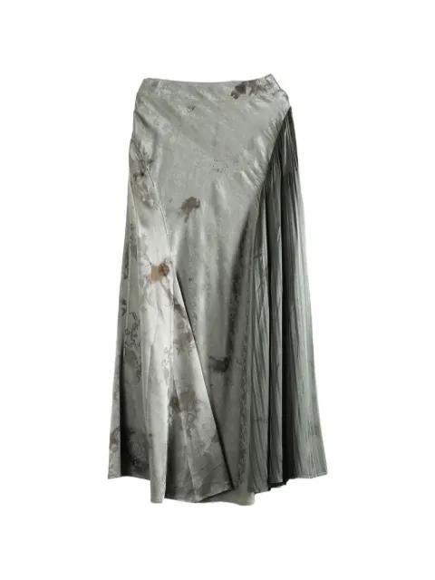 floral-jacquard skirt by MUTEDANCE