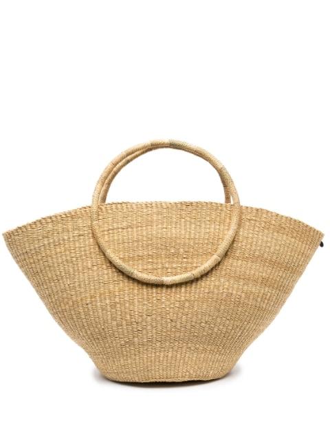 interwoven-design tote bag by MUUN
