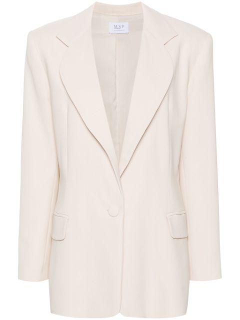 Hoepli single-breasted blazer by MVP WARDROBE