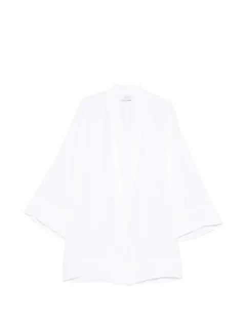 linen belyted shirt by MVP WARDROBE