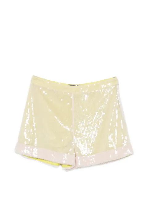 sequin bermuda shorts by MVP WARDROBE