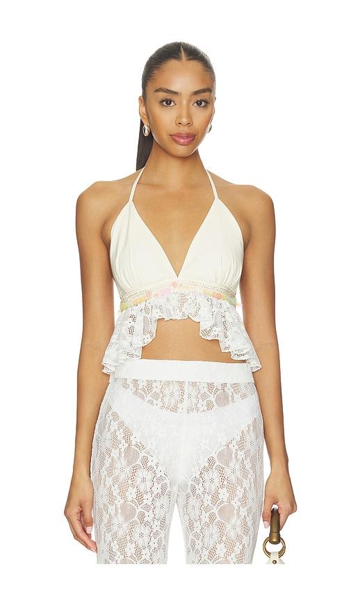 My Beachy Side Iris Top in Ivory by MY BEACHY SIDE