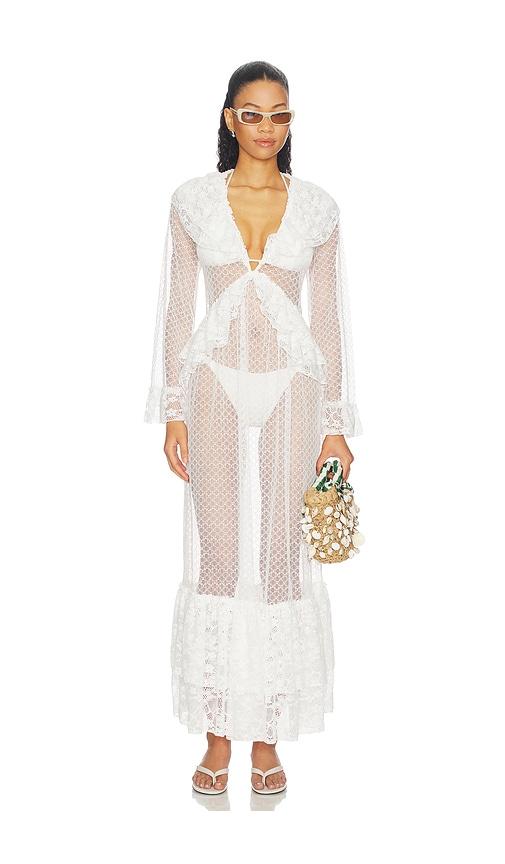 My Beachy Side Laurel Maxi Dress in Ivory by MY BEACHY SIDE