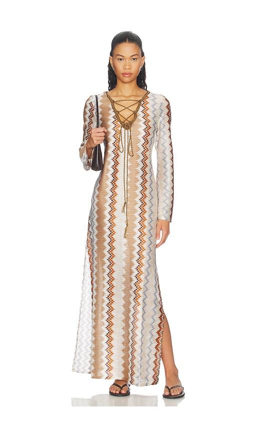 My Beachy Side Vina Kaftan Maxi Dress in Multi by MY BEACHY SIDE