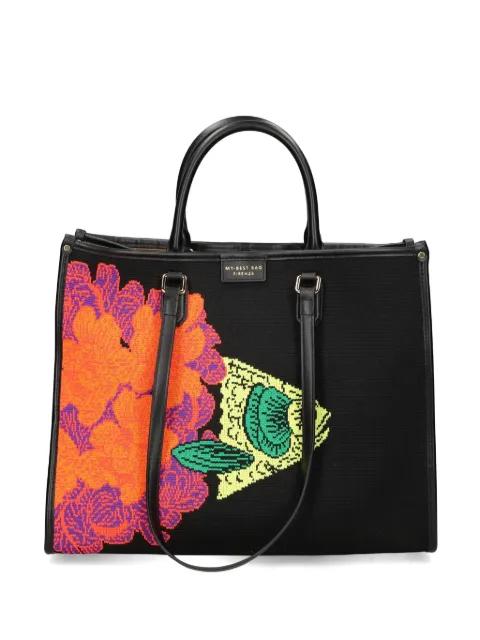 Atena Ethology floral fish tote bag by MY BEST BAG