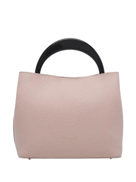 grained-leather tote bag by MY BEST BAG