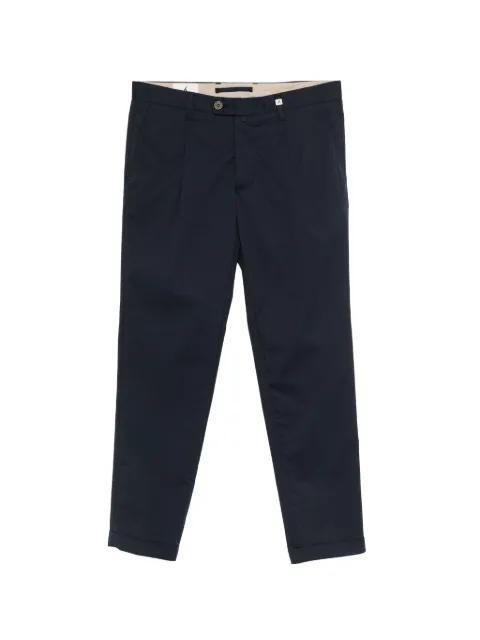 Zeus pleated straight trousers by MY MYTHS
