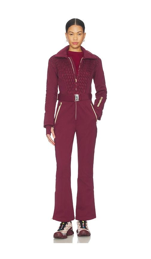 My Sunday Ski Signature Ski Suit in Burgundy by MY SUNDAY SKI