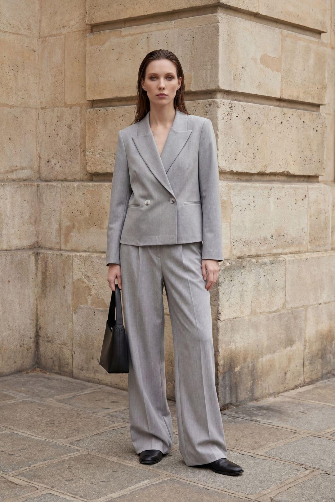 Classic Buttoned Blazer by MYFASHION
