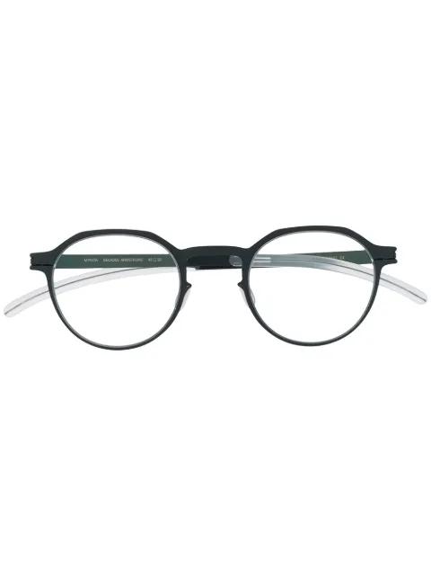 Armstrong round frame glasses by MYKITA