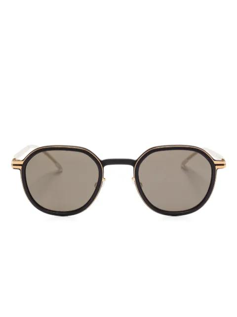 Birch gold-detail sunglasses by MYKITA