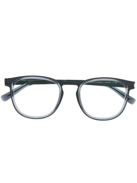 Cantara square-frame glasses by MYKITA