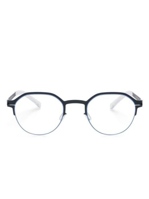 Dorian geometric-frame glasses by MYKITA