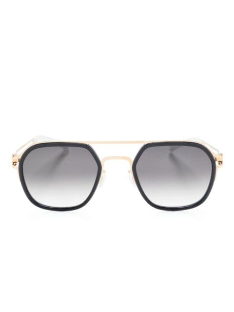 Leeland geometric-frame sunglasses by MYKITA