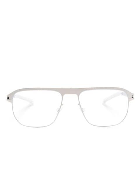 Lorenzo rectangle-frame glasses by MYKITA