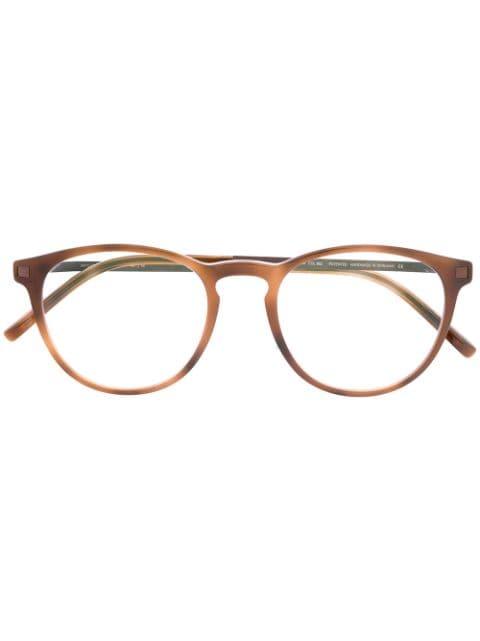 Nukka round frame glasses by MYKITA