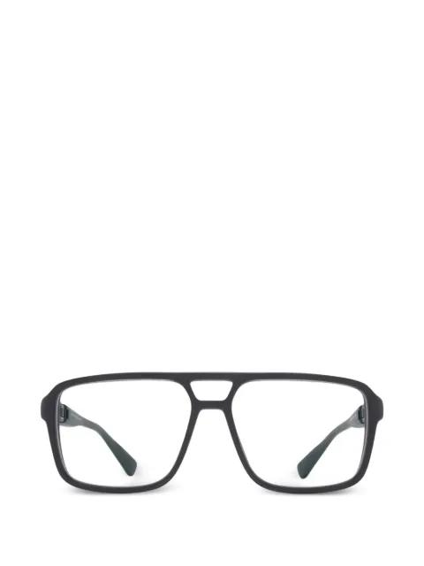 geometric-frame glasses by MYKITA