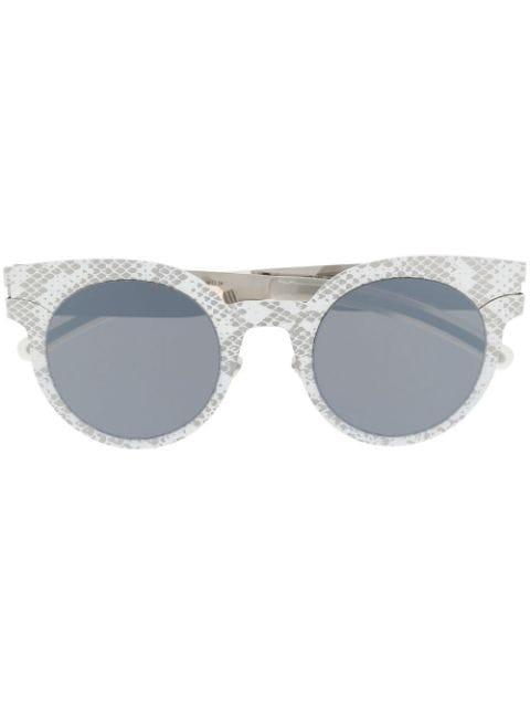 python-print wayfarer sunglasses by MYKITA