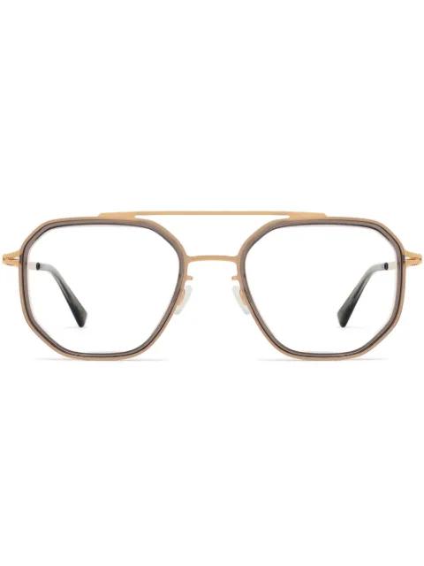 square-frame glasses by MYKITA