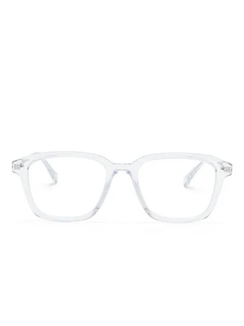 transparent square-frame glasses by MYKITA
