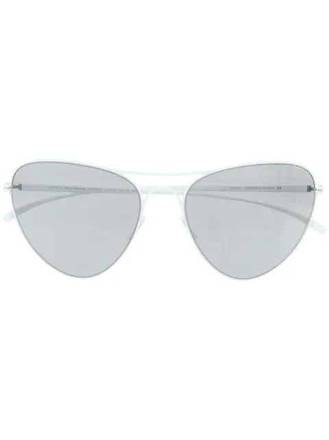 x Maison Margiela pilot-frame sunglasses by MYKITA