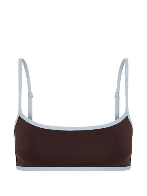 Desi contrasting bikini top by MYRA SWIM