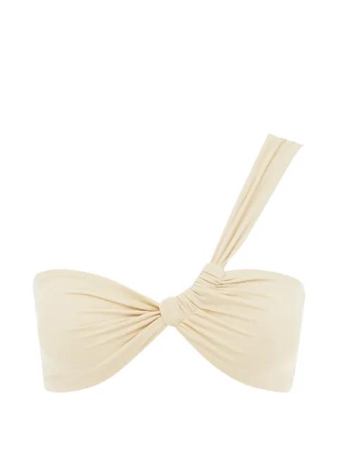 Enzo one-shoulder bikini top by MYRA SWIM