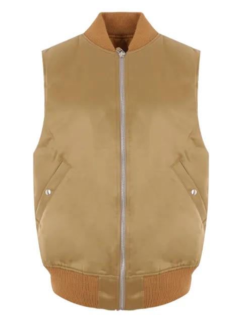 bomber-style vest by MYTHINKS