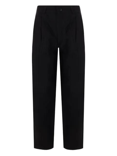 button-fastening trousers by MYTHINKS