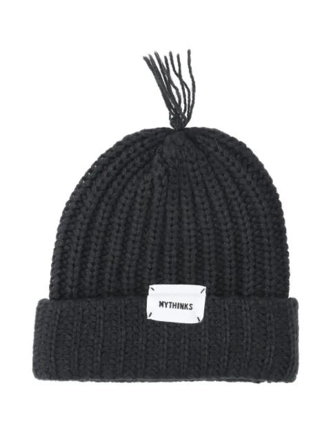 knitted beanie hat by MYTHINKS