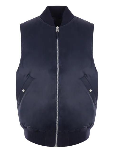 ribbed zip-front jacket by MYTHINKS