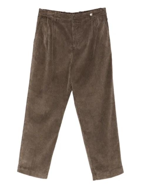Poseidone pleated corduroy trousers by MYTHS