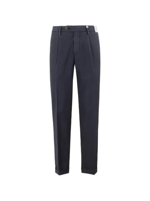 Zeus pleated turn-up trousers by MYTHS