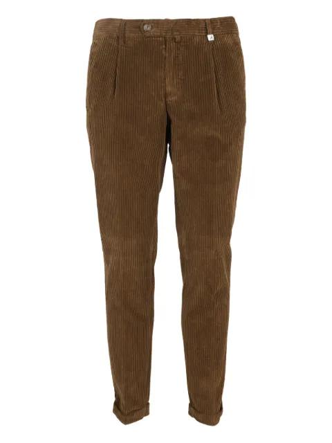 corduroy tapered trousers by MYTHS
