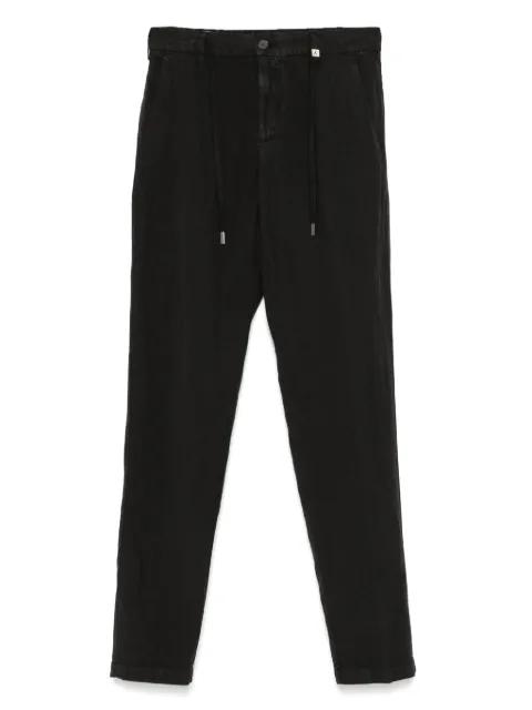 drawstring-waist trousers by MYTHS