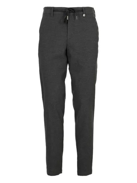 drawstring-waist trousers by MYTHS