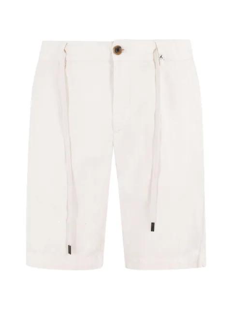 elasticated-waist drawstring shorts by MYTHS